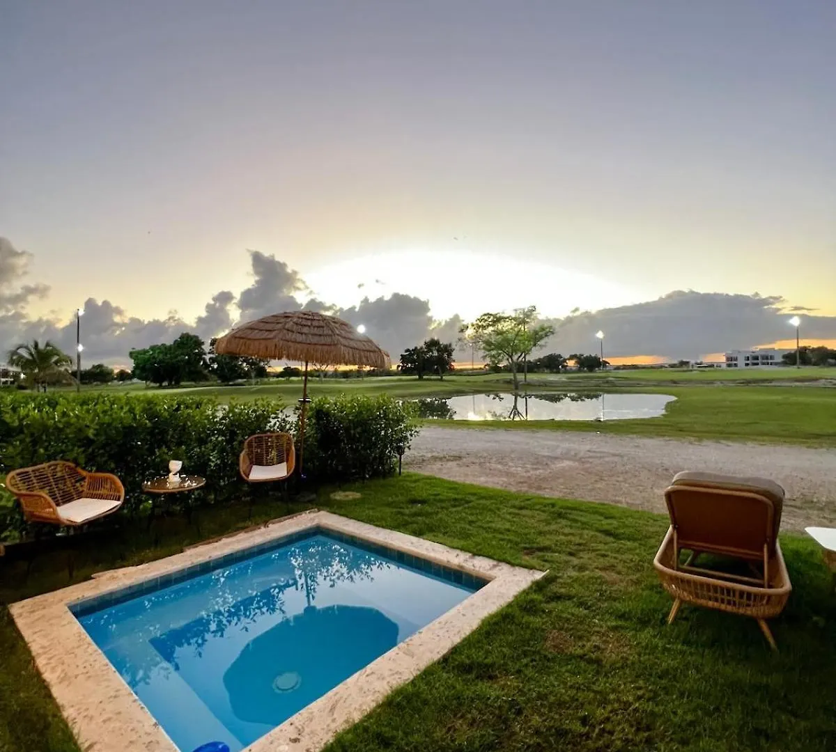 Golf Course View With A Hot Tub Punta Cana Dominican Republic